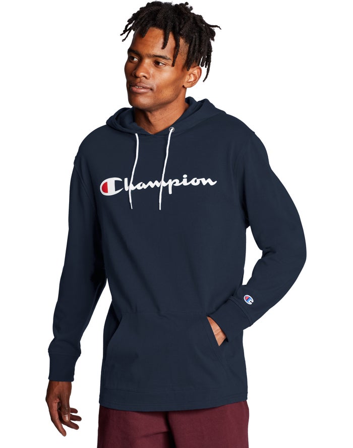 Champion Hoodie Heren - Donkerblauw - Middleweight ( 138794-LGY )